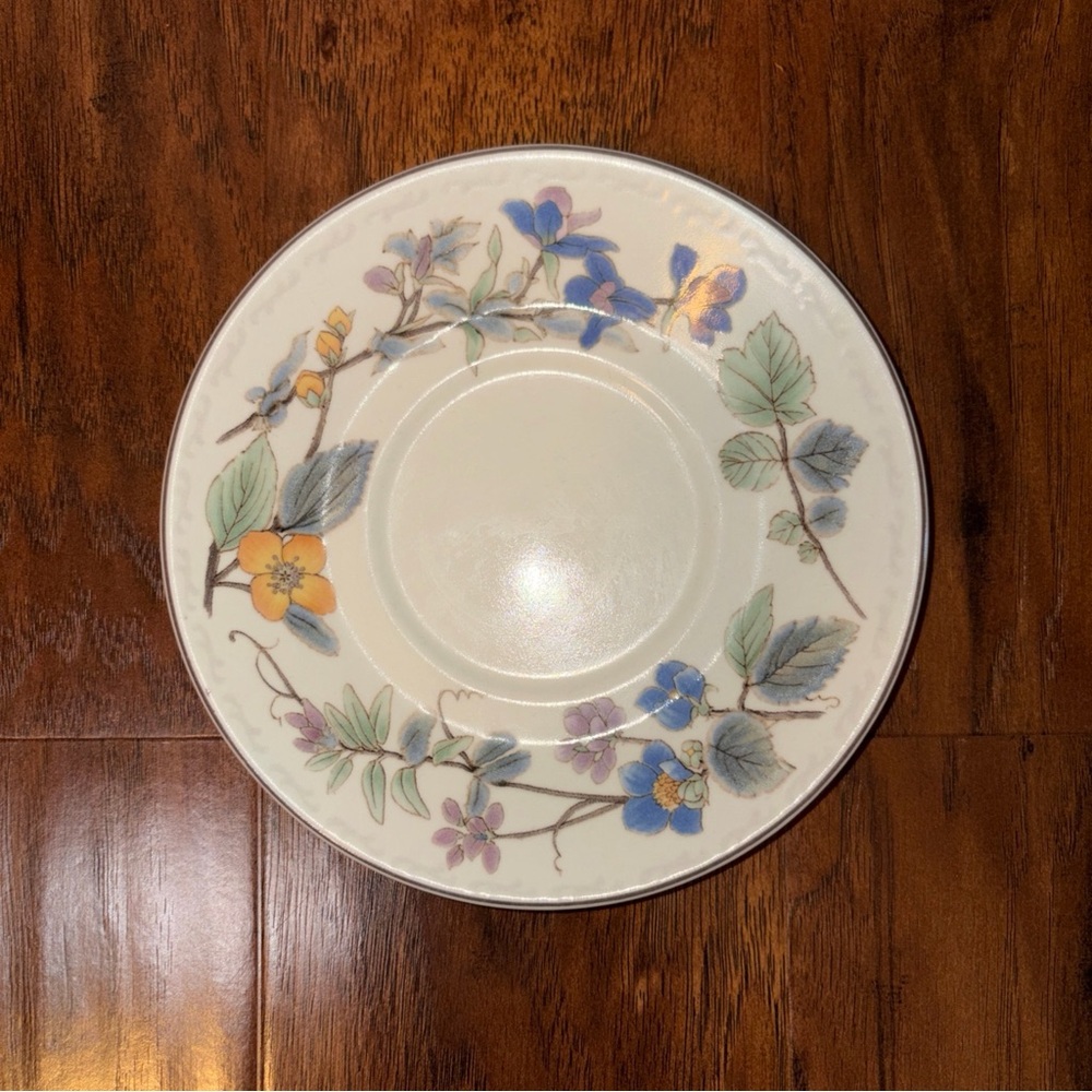 VTG  Mikasa Heritage Spring Tradition Saucer Plate 6 5/8”